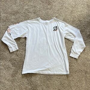 Peloton White Long Sleeve Shirt
